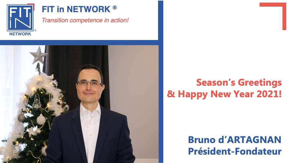 FIT in NETWORK®: season’s greetings and all our best wishes for our clients for 2021 !