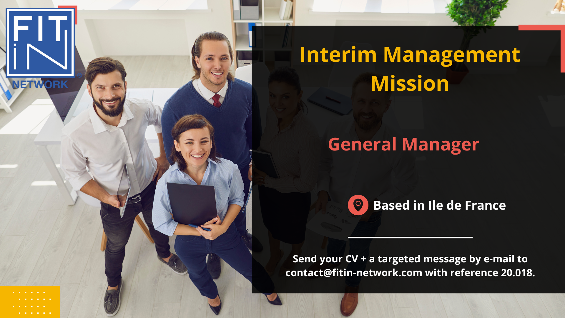 Project Manager Mission Interim Management Mission - Major Project Director, Ref. 20.020 - FIT ...