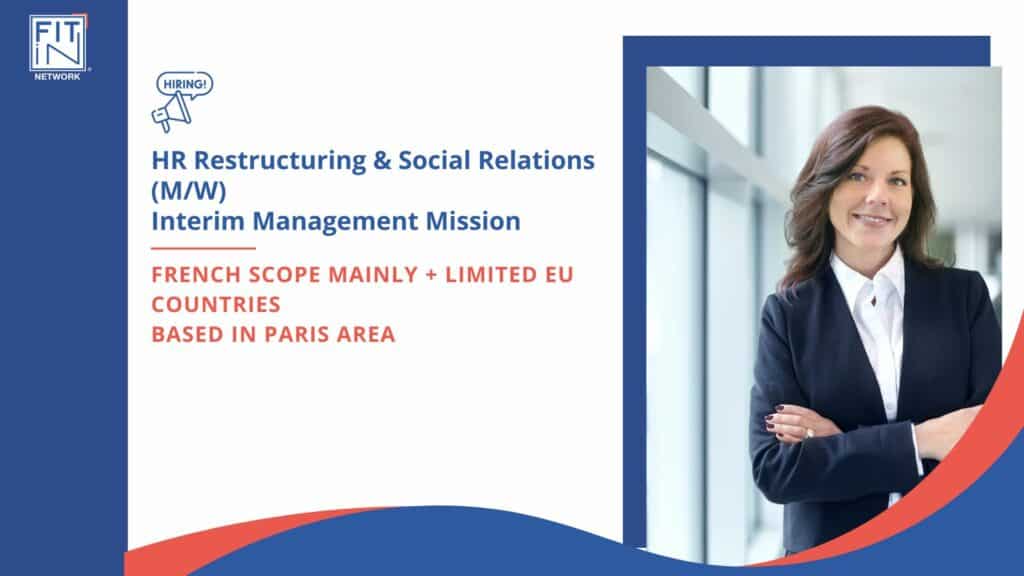 Restructuration des ressources humaines et relations sociales (H/F)