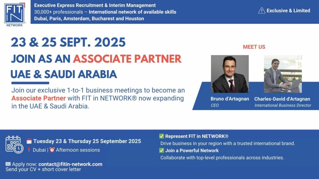 Exclusif et limité : rencontrez-nous à Dubaï pour une opportunité de partenariat associé