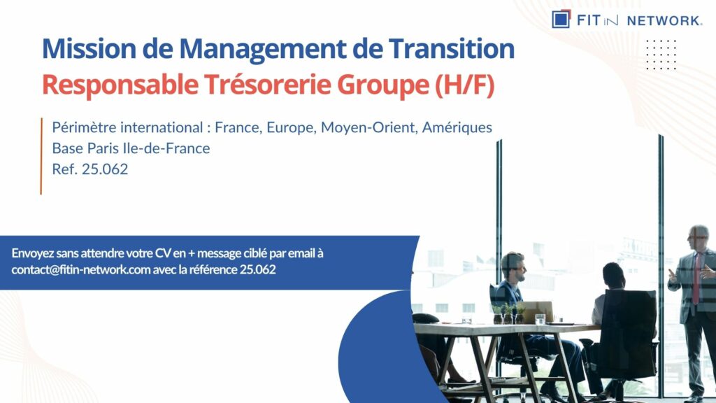 Responsable Trésorerie Groupe (H/F)
