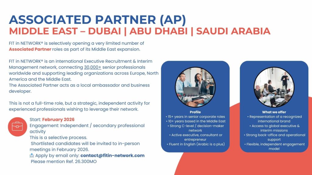 Associated Partner (AP) (M/W) – Ref. 26.300MO